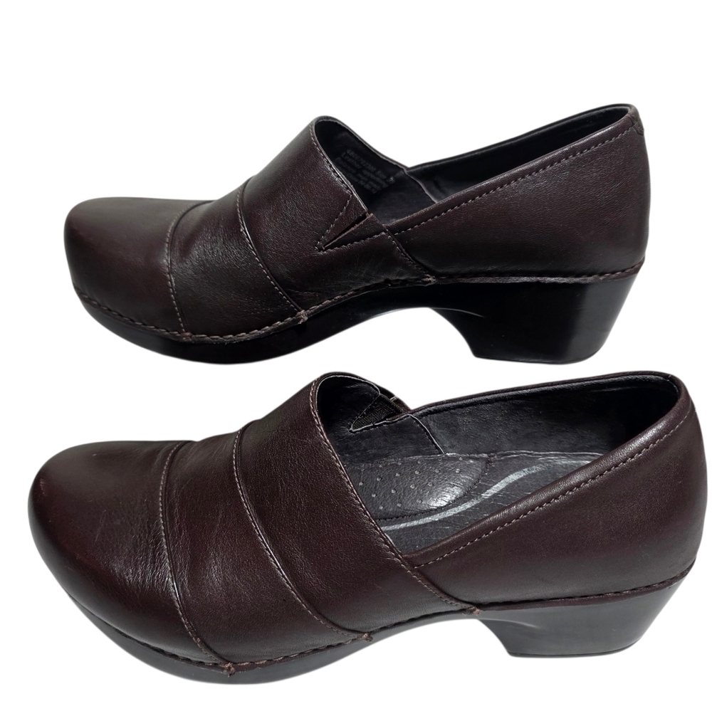 DANSKO TENLEY BROWN LEATHER SHOES SZ 39